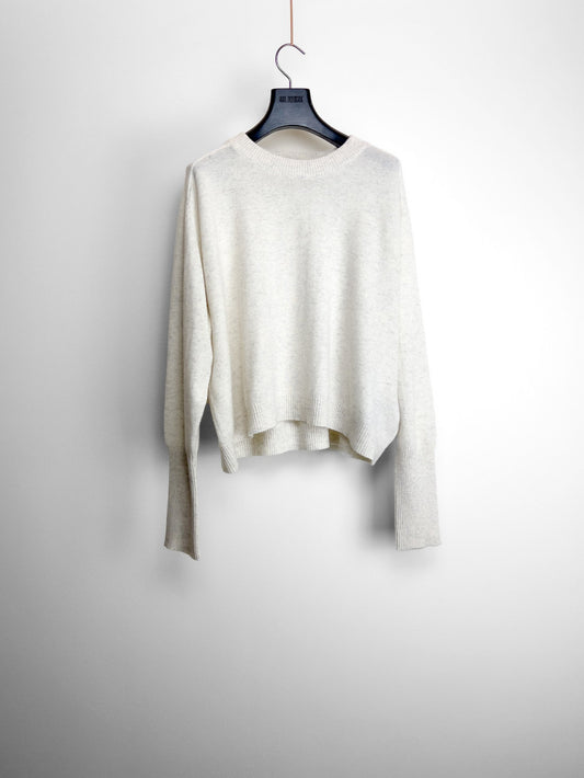 CASHMERE KNITTED RAGLAN SLEEVE SWEATER