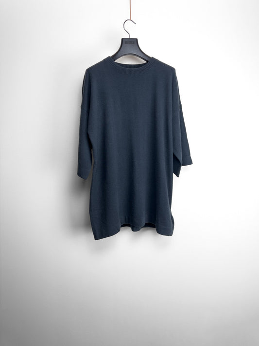 CASHMERE KNITTED OVERSIZED TEE
