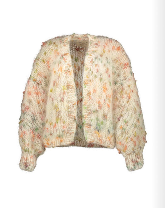 MOHAIR BOMBER CARDIGAN