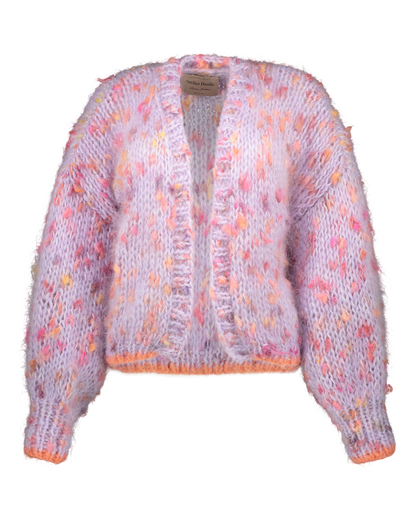 MOHAIR BOMBER CARDIGAN