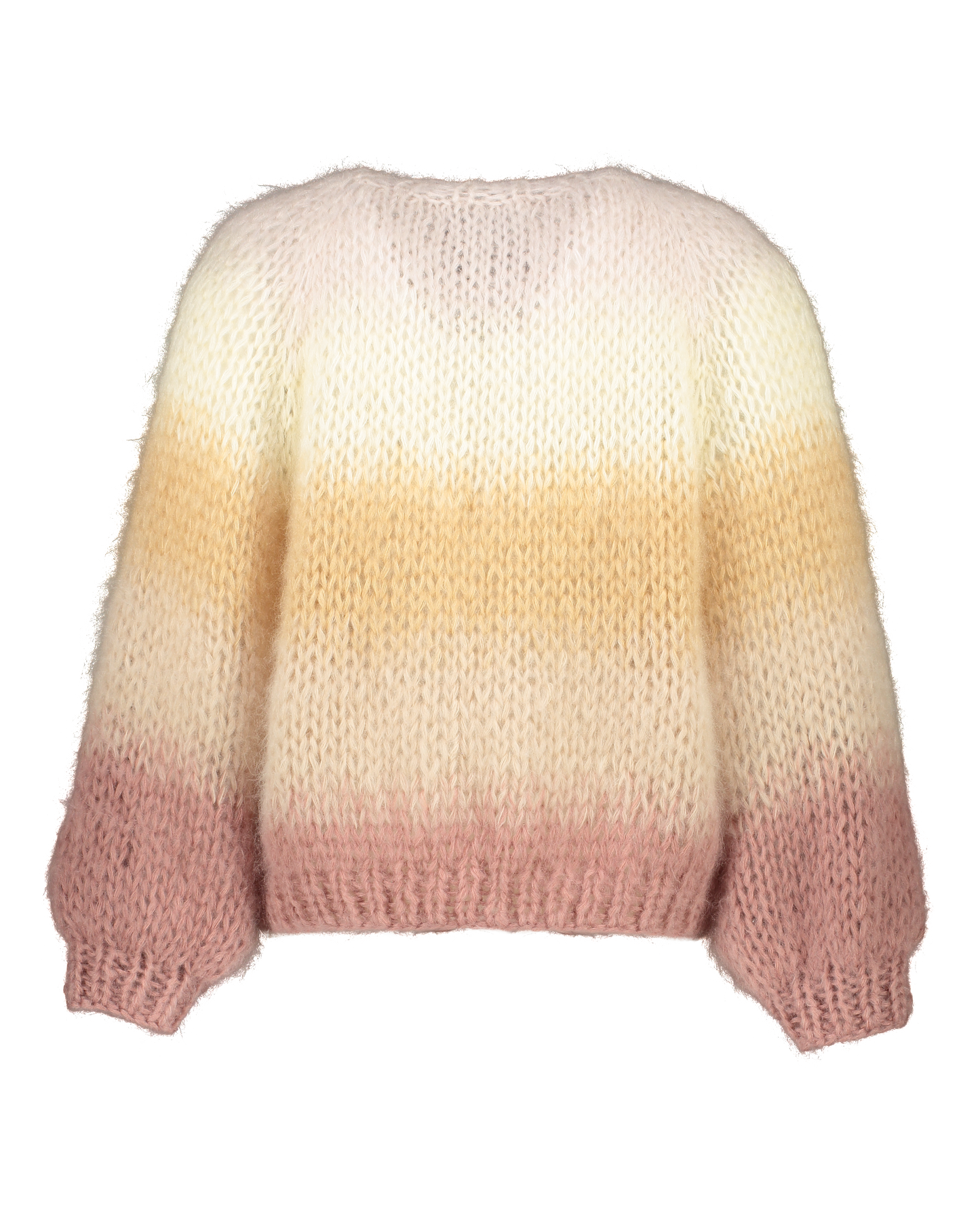 MOHAIR DEGRADE STRIPES CARDIGAN