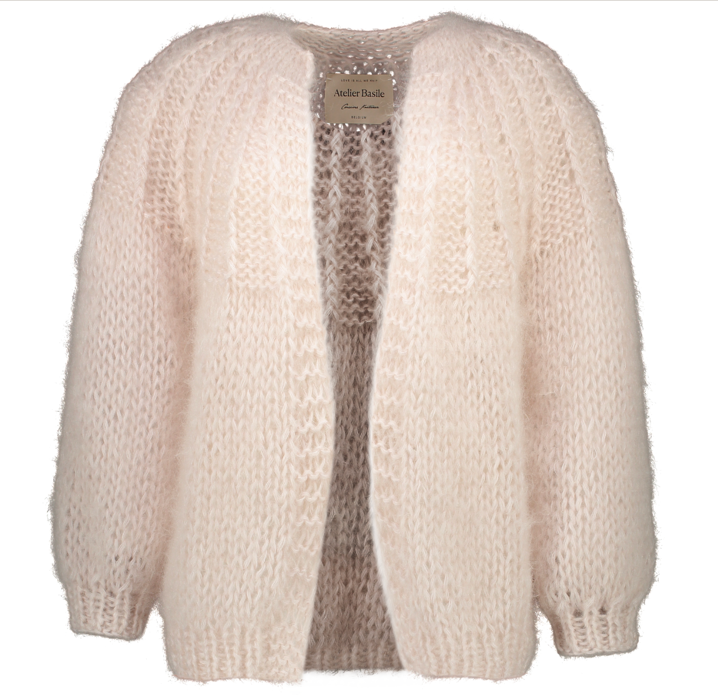 MOHAIR OPEN FRONT CARDIGAN